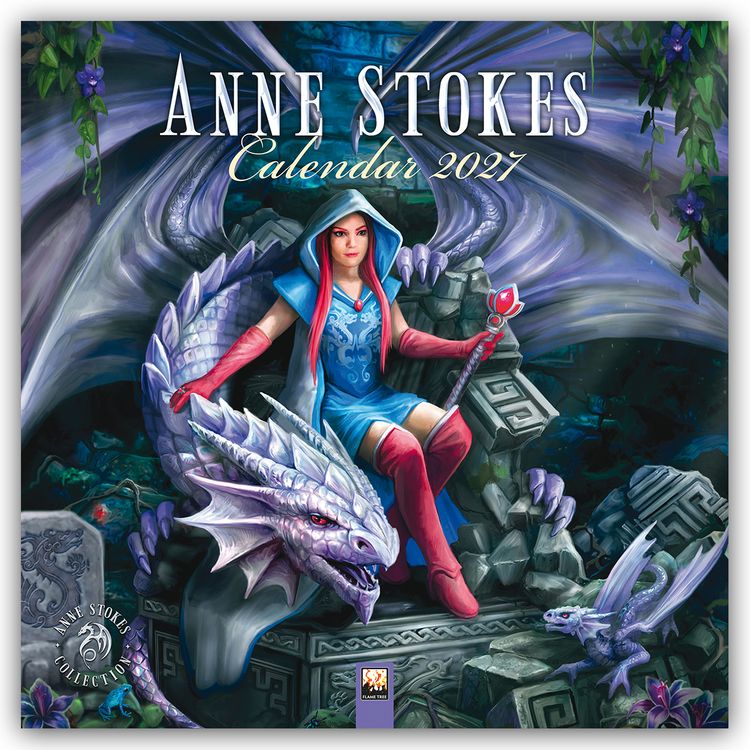 Produktbild: Anne Stokes 2027 &ndash; Original Flame Tree Publishing-Kalender [Kalender]