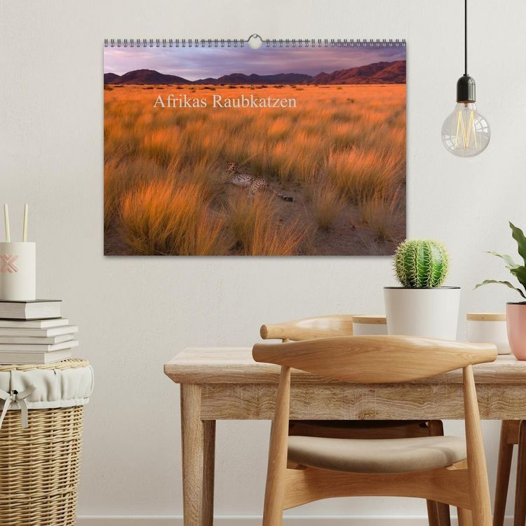 Produktbild: Afrikas Raubkatzen (Wandkalender 2027 DIN A3 quer), CALVENDO Monatskalender