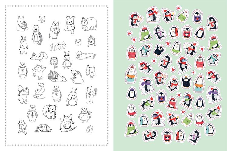 Produktbild: Stickerbuch Lustige Tiere I &Uuml;ber 1000 Sticker