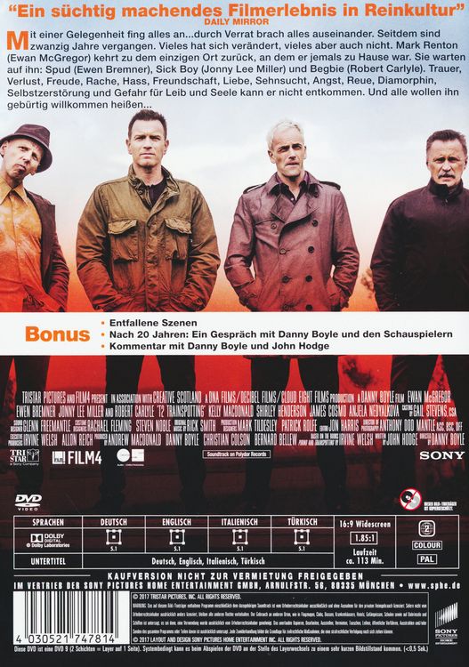 Produktbild: T2 Trainspotting 2