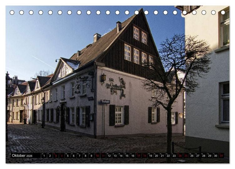 Produktbild: Stadtansichten L&uuml;denscheid, die Oberstadt (Tischkalender 2026 DIN A5 quer), CALVENDO Monatskalender