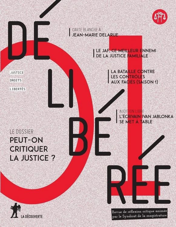 Produktbild: Revue Deliberee N.1 ; Peut-On Critiquer la Justice ?