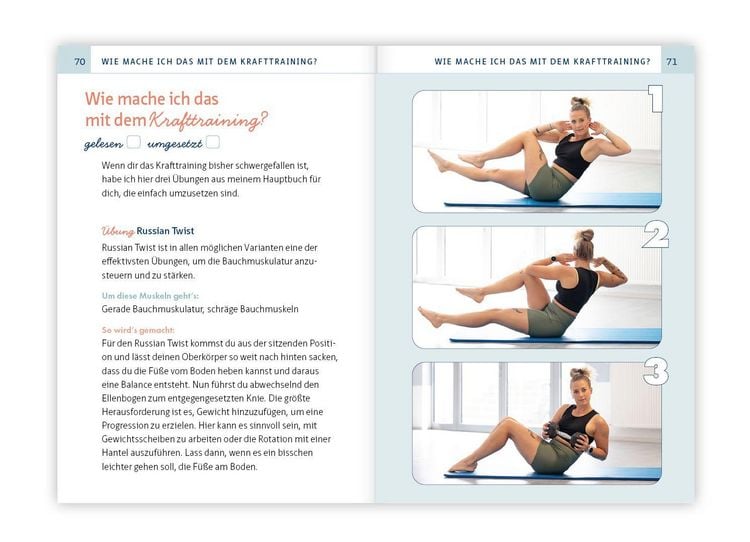 Produktbild: Frauen trainieren anders. Dein Trainingstagebuch