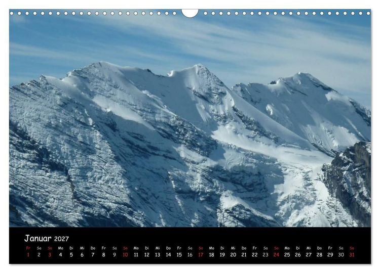 Produktbild: Alpenwelten (Wandkalender 2027 DIN A3 quer), CALVENDO Monatskalender