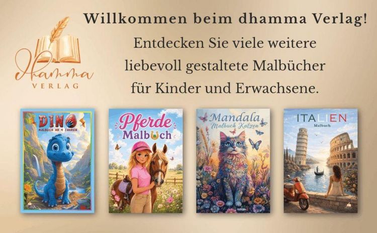 Produktbild: Dinosaurier Malbuch f&uuml;r Kinder von 6-10 Jahren mit 70 starken Ausmalmotiven