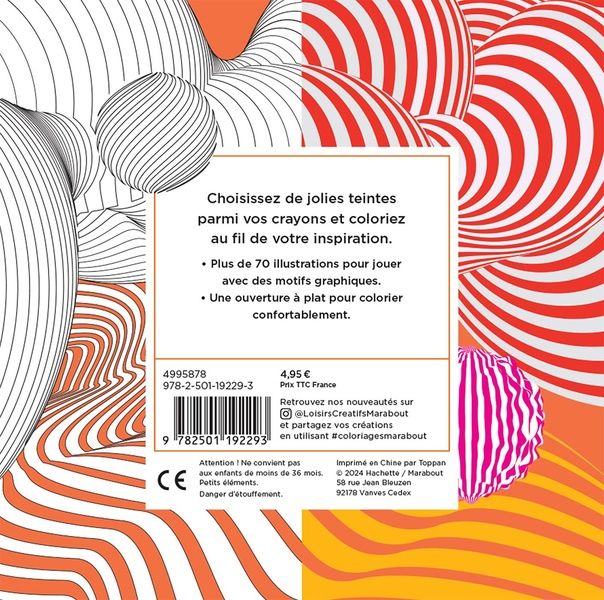 Produktbild: Illusions d'optique : petit livre &agrave; colorier anti-stress