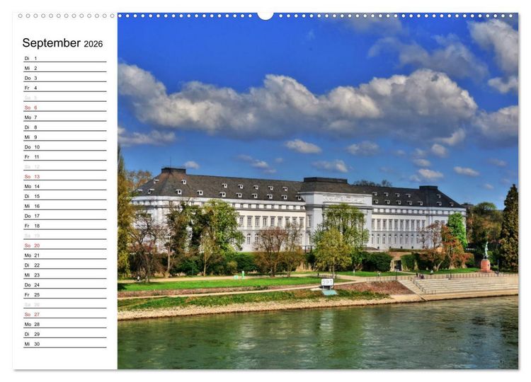 Produktbild: Der Koblenz Kalender (Wandkalender 2026 DIN A2 quer), CALVENDO Monatskalender