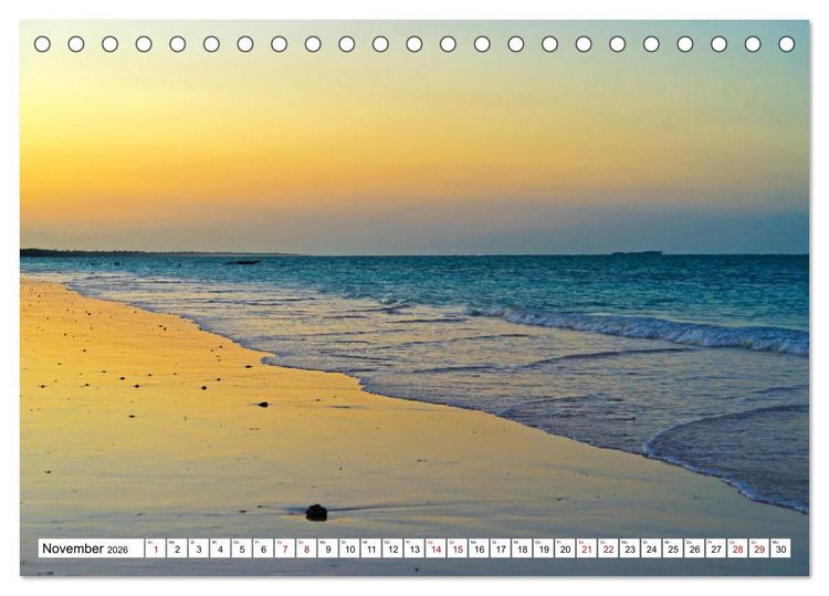 Produktbild: Die Gew&uuml;rzinsel Sansibar (Tischkalender 2026 DIN A5 quer), CALVENDO Monatskalender