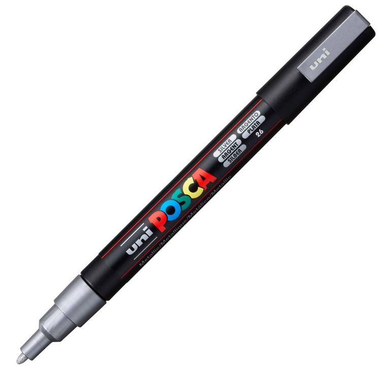 Produktbild: uni-ball Marker POSCA PC-3M silber
