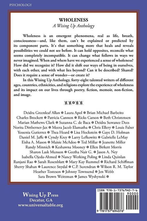 Produktbild: WHOLENESS, A Wising Up Anthology