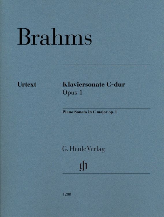 Produktbild: Johannes Brahms - Klaviersonate C-dur op. 1