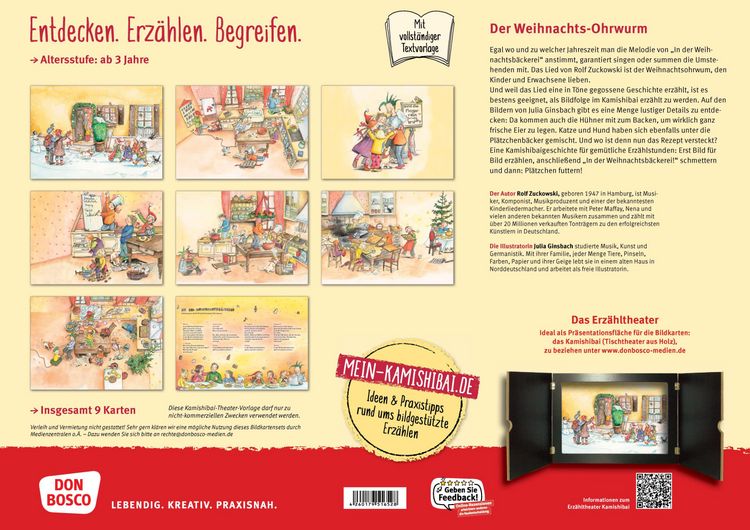 Produktbild: In der Weihnachtsb&auml;ckerei. Kamishibai Bildkartenset