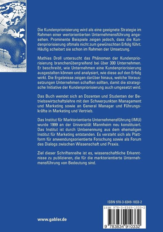 Produktbild: Kundenpriorisierung in der Marktbearbeitung