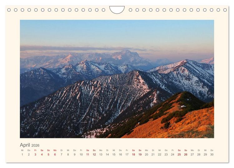 Produktbild: Alpen Blick (Wandkalender 2026 DIN A4 quer), CALVENDO Monatskalender