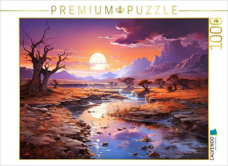Produktbild: CALVENDO Puzzle D&auml;mmerung | 1000 Teile Lege-Gr&ouml;&szlig;e 64x48cm Foto-Puzzle f&uuml;r gl&uuml;ckliche Stunden