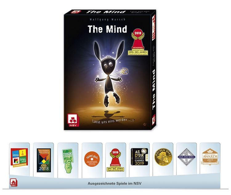 Produktbild: Nürnberger Spielkarten - The Mind - Das Original, Nominiert zum Spiel des Jahres 2018