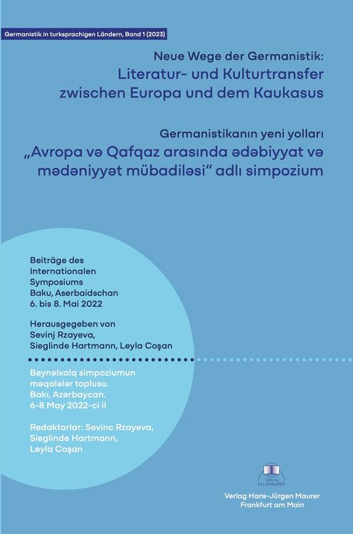 Produktbild: Literatur- und Kulturtransfer zwischen Europa und dem Kaukasus
