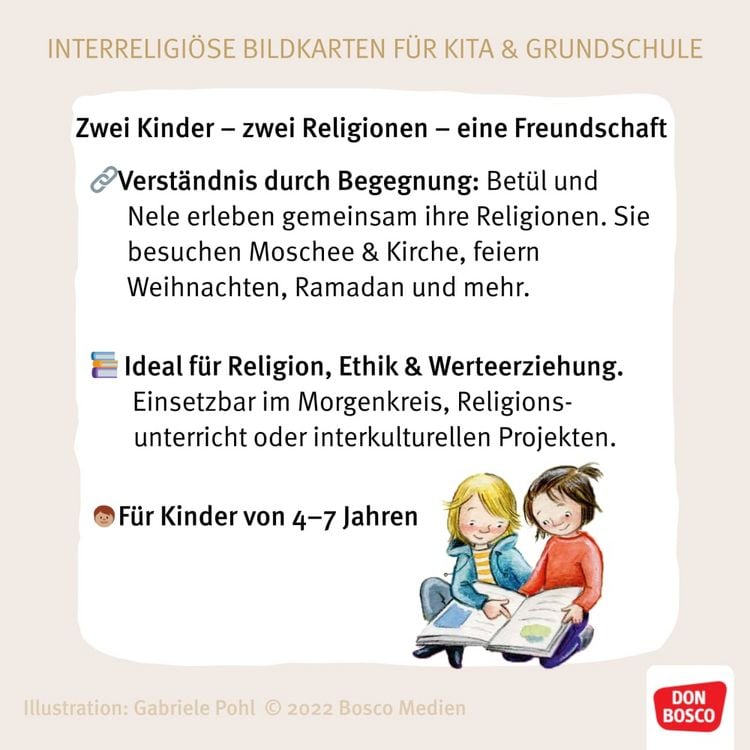 Produktbild: Bet&uuml;l und Nele erleben das Opferfest. Kamishibai Bildkartenset.