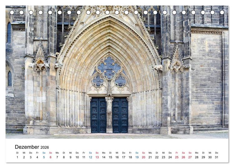 Produktbild: Die Stra&szlig;e der Romanik (Tischkalender 2026 DIN A5 quer), CALVENDO Monatskalender