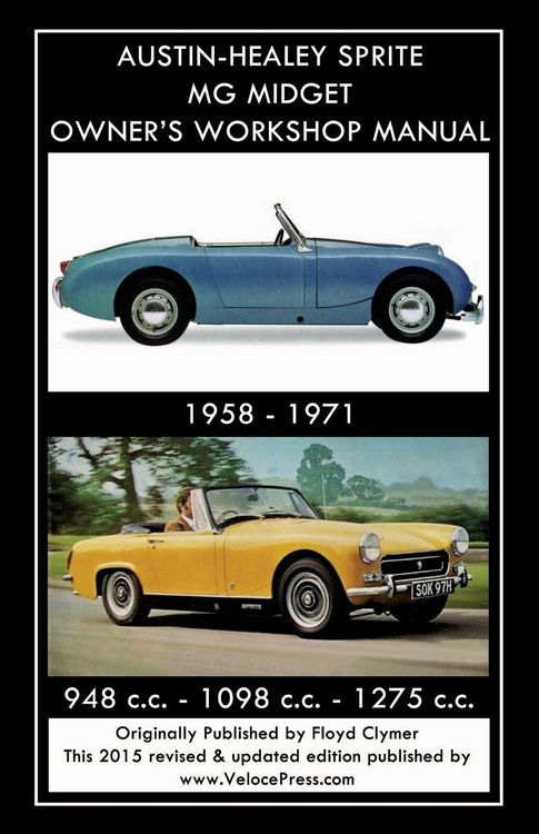 Produktbild: Austin-Healey Sprite Mg Midget Owner's Workshop Manual 1958-1971 948 Cc - 1098 Cc - 1275 Cc