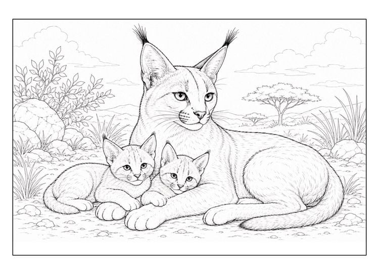 Produktbild: Wundersch&ouml;ne Tierwelt Malbuch f&uuml;r Kinder ab 8 Jahren mit 50 sch&ouml;nen Ausmalmotiven