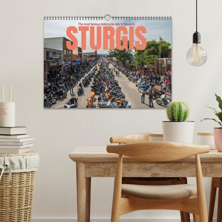Produktbild: Sturgis - The most famous motorcycle rally in the world (Wall Calendar 2026 DIN A3 landscape), CALVENDO 12 Month Wall Calendar