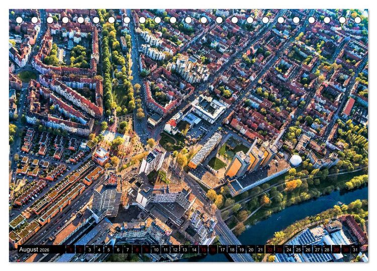 Produktbild: Hannover - Luftige Einblicke (Tischkalender 2026 DIN A5 quer), CALVENDO Monatskalender