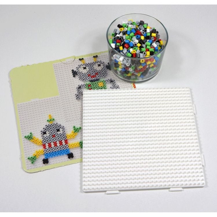Produktbild: Hama 4218 - DIY B&uuml;gelperlen Midi 5+, Motiv Roboter, ca. 1100 St&uuml;ck