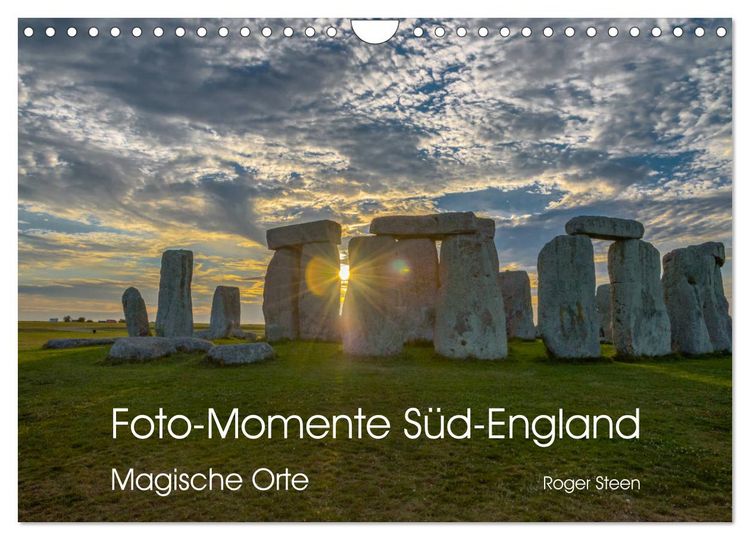 Produktbild: Foto-Momente S&uuml;d-England - Magische Orte (Wandkalender 2026 DIN A4 quer), CALVENDO Monatskalender