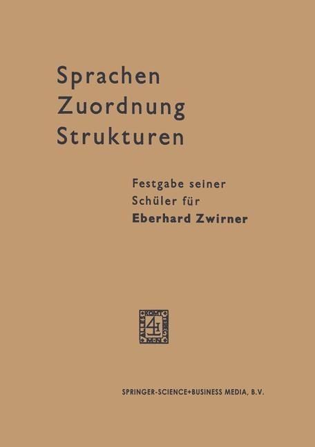 Produktbild: Sprachen - Zuordnung - Strukturen