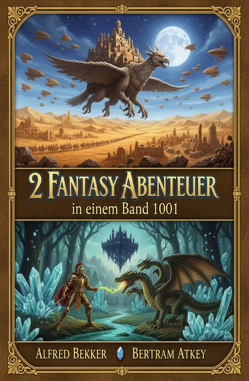 Produktbild: 2 Fantasy Abenteuer in einem Band 1001: Der ge&auml;chtete Zentaur / Yarum und die Saphirflamme von Zaroon