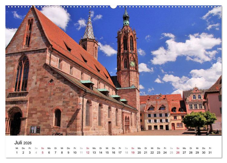 Produktbild: Wundersch&ouml;nes Villingen (Wandkalender 2026 DIN A2 quer), CALVENDO Monatskalender