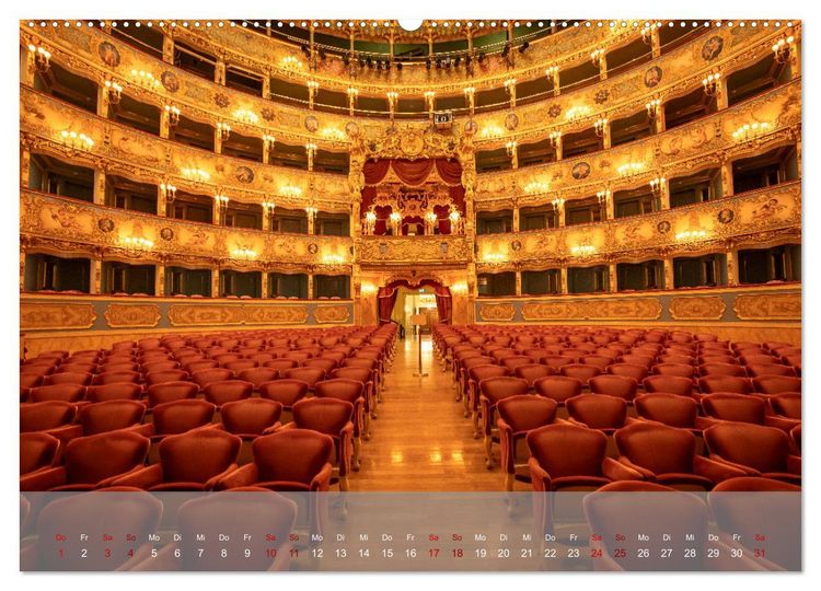 Produktbild: Teatro La Fenice (Wandkalender 2026 DIN A2 quer), CALVENDO Monatskalender