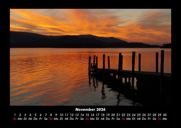 Produktbild: Die Seen der Erde 2026 Fotokalender DIN A3