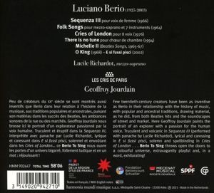 Produktbild: Berio To Sing