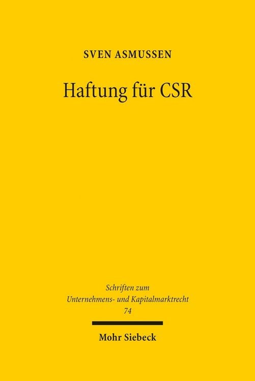 Produktbild: Haftung f&uuml;r CSR