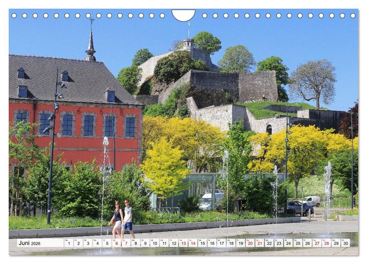 Produktbild: Malerisches Belgien - Stippvisiten in Verviers, Huy, Namur (Wandkalender 2026 DIN A4 quer), CALVENDO Monatskalender