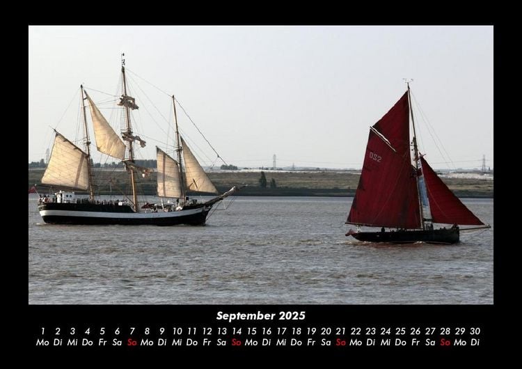 Produktbild: Segelschiffe und Boote 2025 Fotokalender DIN A3