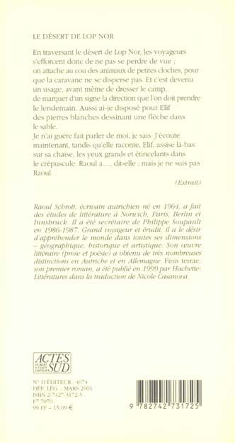 Produktbild: Le Desert de Lop Nor
