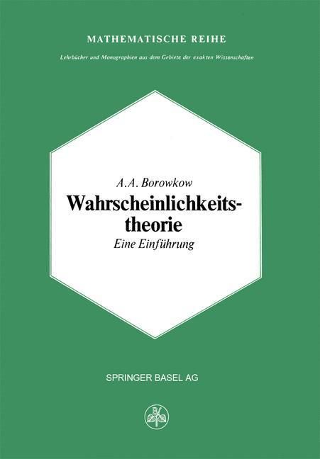 Produktbild: Wahrscheinlichkeitstheorie