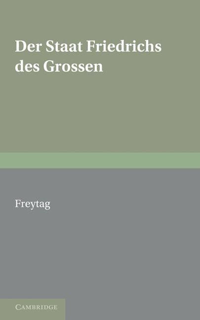 Produktbild: Staat Friedrichs Des Grossen