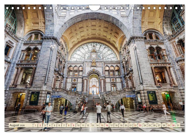 Produktbild: Architekturstile Europas - von der Antike bis zum 20. Jahrhundert (Wandkalender 2026 DIN A4 quer), CALVENDO Monatskalender