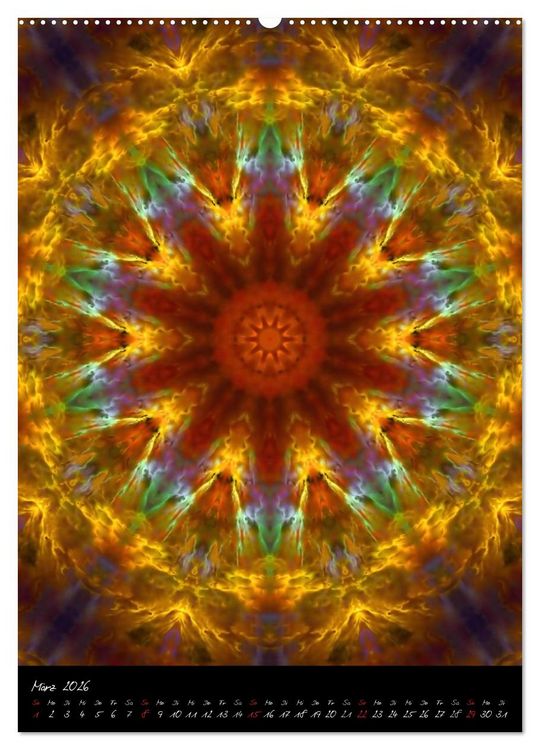 Produktbild: Mandala - Esoterik & Meditation (hochwertiger Premium Wandkalender 2026 DIN A2 hoch), Kunstdruck in Hochglanz