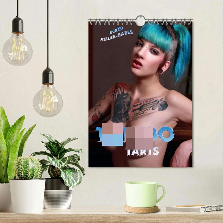 Produktbild: TATTOO TARTS - Inked Killer Babes (Wandkalender 2026 DIN A4 hoch), CALVENDO Monatskalender