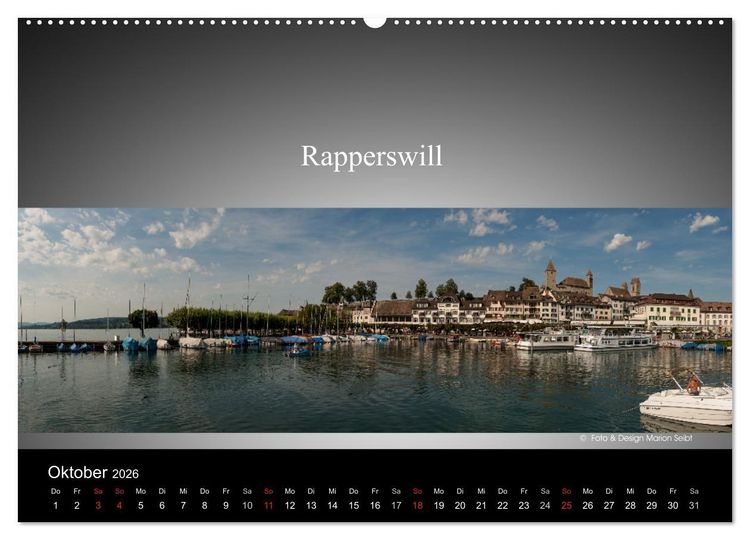 Produktbild: Panorama Schweiz (hochwertiger Premium Wandkalender 2026 DIN A2 quer), Kunstdruck in Hochglanz