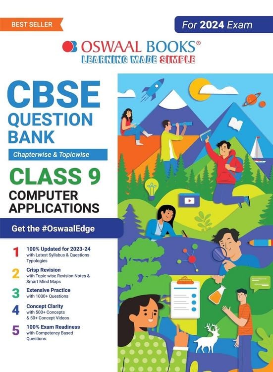 Produktbild: Oswaal CBSE Chapterwise & Topicwise Question Bank Class 9 Mathematics Book (For 2023-24 Exam)