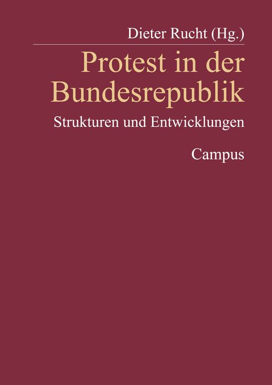Produktbild: Protest in der Bundesrepublik