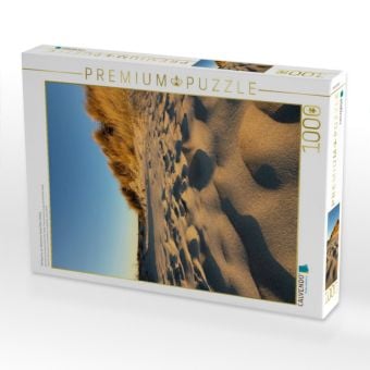 Produktbild: CALVENDO Puzzle Windspuren am Strand von Sankt Peter-Ording | 1000 Teile Lege-Gr&ouml;&szlig;e 64x48cm Foto-Puzzle f&uuml;r gl&uuml;ckliche Stunden