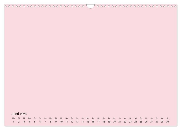 Produktbild: DIY Bastel-Kalender -Warme Pastell Farben- Zum Selbstgestalten (Wandkalender 2026 DIN A3 quer), CALVENDO Monatskalender