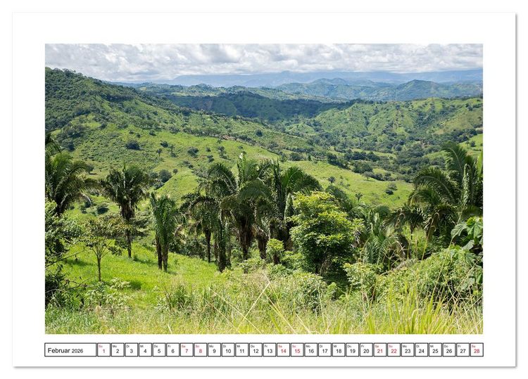 Produktbild: Panama - Streifz&uuml;ge durch atemberaubende K&uuml;sten-, Berg- und Stadtlandschaften (Tischkalender 2026 DIN A5 quer), CALVENDO Monatskalender